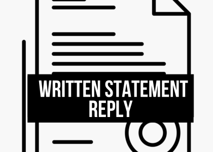 Written Statement Reply