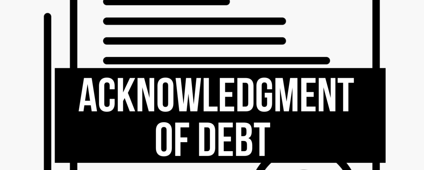 Acknowledgment Of Debt Format Download