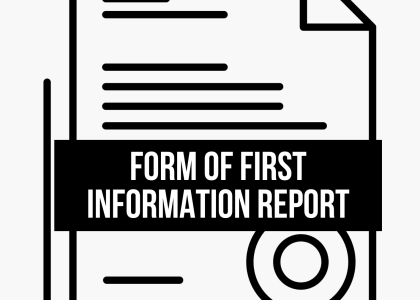 Form of First Information Report Format