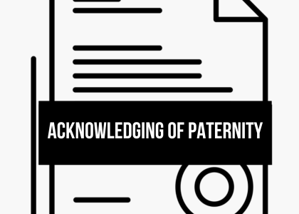 Acknowledging Of Paternity